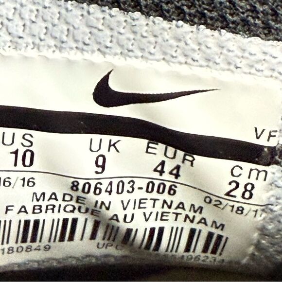 Nike Air Force 1 High '07 LV8 Black Black Summit  sneakers mens size 10 - Picture 7 of 8